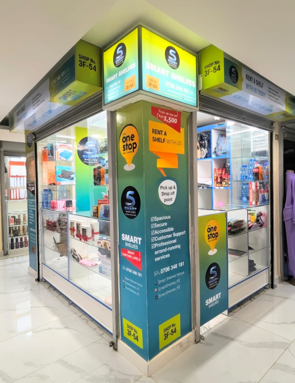 Our spacous shop point