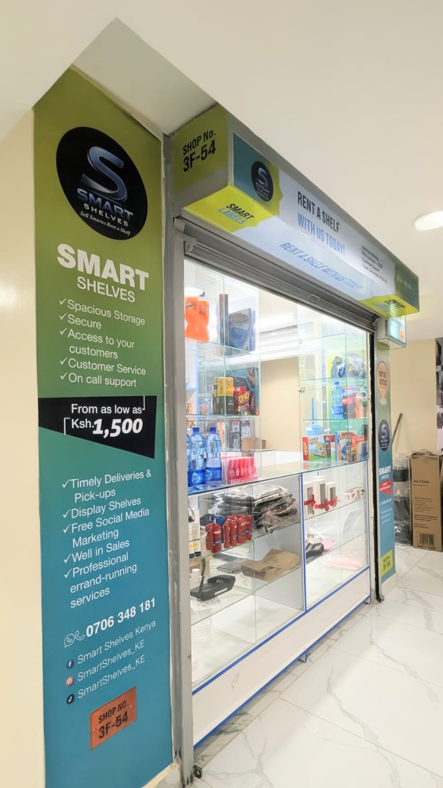 Smart Shelves affordable retail display in Nairobi